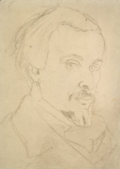 Self-Portrait by Dante Gabriel Charles Rossetti